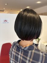 アズールサン 草加西口店(azule-sun) インナーカラー,ディープピンクパープル,ショートボブ【草加】