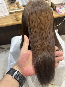 ヘアー デザイン ビオス(hair design bios)の写真/髪と頭皮を労わる優しい薬剤で自然な艶と発色が長続き◎大人女性をもっと素敵に♪白髪染めもおまかせ☆