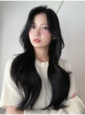 レイヤーカット/グレージュ/韓国ヘア