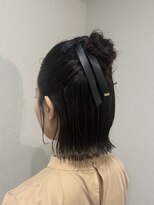 シー(See.)&nbsp;ハーフアップアレンジ