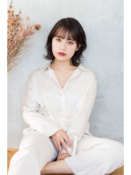 トティア 堀江(Totia) 【Totia堀江】セミウェットウェーブ×ラベンダーブラウン