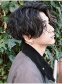 センターパート/ツイストスパイラルパーマ/メンズパーマ[調布]