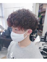 ヘアアンドメイク イムス(hair&make imus) 【imus】ツーブロックツイストスパイラルパーマ