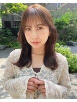 サク(Sac.)&nbsp;シルキーベージュ×シースルーバングSac.恵比寿　栃木優佑