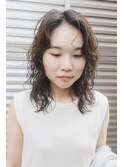 《Utoo e's つくば美容室 》大人リラクシーなウェーブパーマ