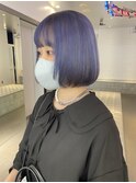 パープル/ダブルカラー/ケアブリーチ/髪質改善/原宿