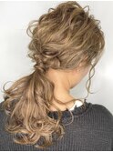 【BOLERO】ウェーブポニー・波巻・後毛