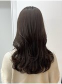 韓国前髪顔まわり×オリーブベージュ【縮毛矯正】