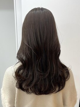 ネオリーブ クーロ(Neolive curro) 韓国前髪顔まわり×オリーブベージュ【縮毛矯正】