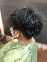 ヘアーメイク クーラ 行橋店(Hair make CURA) 20代30代メンズスパイラルパーマワイルドオシャレ感
