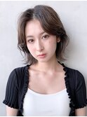 くびれボブ_大人ガーリーチョコレートプリカール_28676