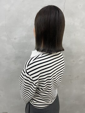 エンドリンク(endlink) 透明感寒色カラーボブ