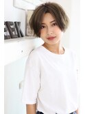【SeeK NEXT】ハンサムショート×マットグレージュ