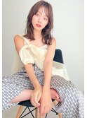 銀座 cheri透明感グレージュ×レイヤースタイル