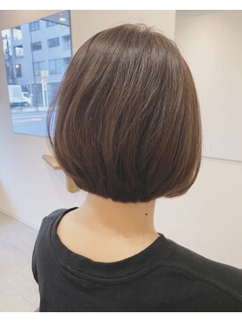 コニー アンド リリー(conne&riri) 【お客様スタイル】シルエットに柔らかさが出るボブスタイル