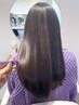 【New】カット+髪質改善プレミアム酸性縮毛矯正＋TOKIOトリートメント￥ 18500