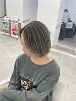 ブラウン(Brown)&nbsp;ハイライトカラー/藤沢/藤沢美容室/ショートカット