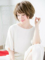 アルバハナレ 横浜(αlba HANARE)&nbsp;関内/髪質改善/ヘーゼルベージュ×ナチュラルボブショートa