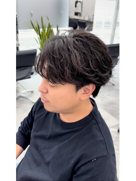 オム ブランシェ(HOMME BLANCHE’) 【Ryo】波巻きフェザーパーマ×ダウンパーマ