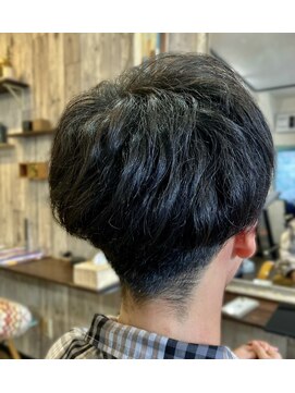 テラス(Terrace) くせ毛を活かしたマッシュスタイル