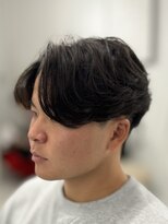 バース 梅田中崎町店(BIRTH)&nbsp;ニュアンスパーマセンターパートフェザーパーマワンカールパーマ