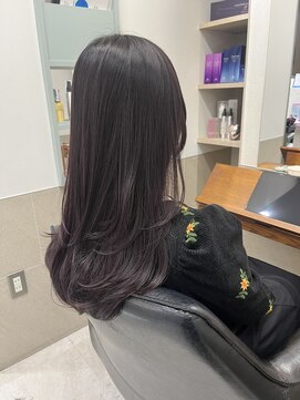 トゥーリ 薬院店(tuuli) パープルカラーレイヤースタイル