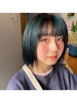 ティック 福井鯖江店(tic.) ボブ/外ハネボブ/デザインカラー