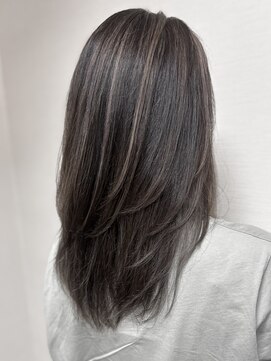 グルグル 新小岩店(GULGUL) レイヤーカットでかきあげハイライト【佐藤】