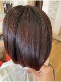 ボブでもカラー楽しむグラデーション