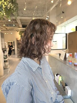 【東大阪布施】スタイリング5分で簡単ニュアンスパーマ