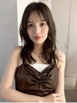 フォト 新宿(foto)&nbsp;ミディアム暗めカラーデザインカラーフェイスフレーミング新宿