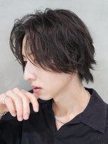 フィフス 渋谷(fifth)&nbsp;渋谷ニュアンスツイストスパイラルパーマメンズカットボブ毛流れ