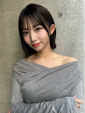 ロンド 銀座(Lond) ◆ ブリーチなし/髪質改善/大人ガーリー/グレーブラウン/ボブ40