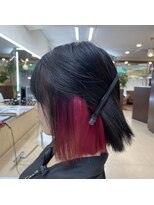 ビーワンヘアー 藤井寺 土師ノ里(B1hair)&nbsp;インナーカラーとプラチナトリートメント