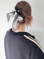 エル セルカ 高田馬場(el CERCA)&nbsp;結婚式カチモリシニヨン×リボンアレンジ