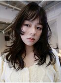 レイヤーカット 顔周りカット 薬院 今泉
