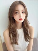 レイヤー フェミニンロング メルティーカラー 似合わせカット