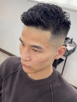 スリーヘアショップ 吹田(THREE HAIR SHOP)&nbsp;MEN'S/スキンフェードカット/アイロンパーマ/吹田