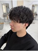 波巻きスパイラルパーマツイストスパイラルメンズパーママッシュ