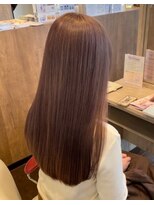 アース 会津若松店(HAIR&MAKE EARTH)&nbsp;まろやかピンクブラウン×ロング