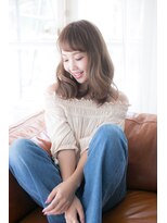 カリン 横浜店(carin)&nbsp;【carin横浜】外国人風グラマラスカール×厚めバング♪