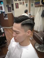 グルーマーズトウキョウ(GROOMER/S TOKYO)&nbsp;サイドパートスタイル×パートライン【HOMME HAIR ZERO伊藤】