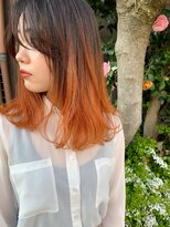 ブルー(BLUE)&nbsp;#BLUE  オレンジカラー