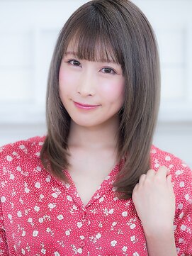 オーブ ヘアー アムール 学芸大学店(AUBE HAIR amour) 上品♪ガーリーなストレートヘア