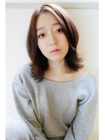 ロロネー 森ノ宮キューズモール(Lolonois)&nbsp;【Lolonois森ノ宮】シンプル外ハネミディ（藤岡尚希）