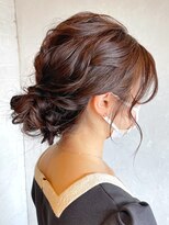 Belle BIANCA シニヨンヘア 二次会 結婚式 アレンジ by TOMOE