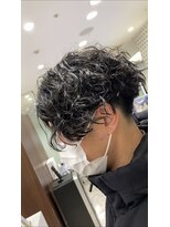 アピッシュ ギンザ(apish ginza)&nbsp;ミディアムマッシュ×ソフトスパイラル