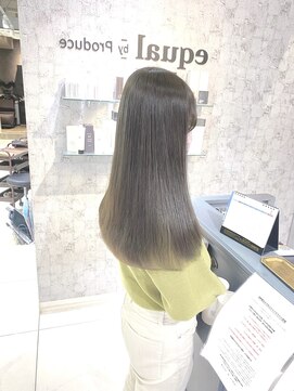 プレシャスバイプロデュース(precious by Produce) 艶髪カーキアッシュ［町田/町田駅/町田店/町田駅前/縮毛矯正］