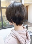 《knit銀座》大人可愛い20代30代40代ショートボブ丸み前下がり