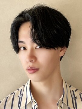 クオル 立川(QOL) ニュアンスパーマツーブロックメンズマッシュパーマメンズカット